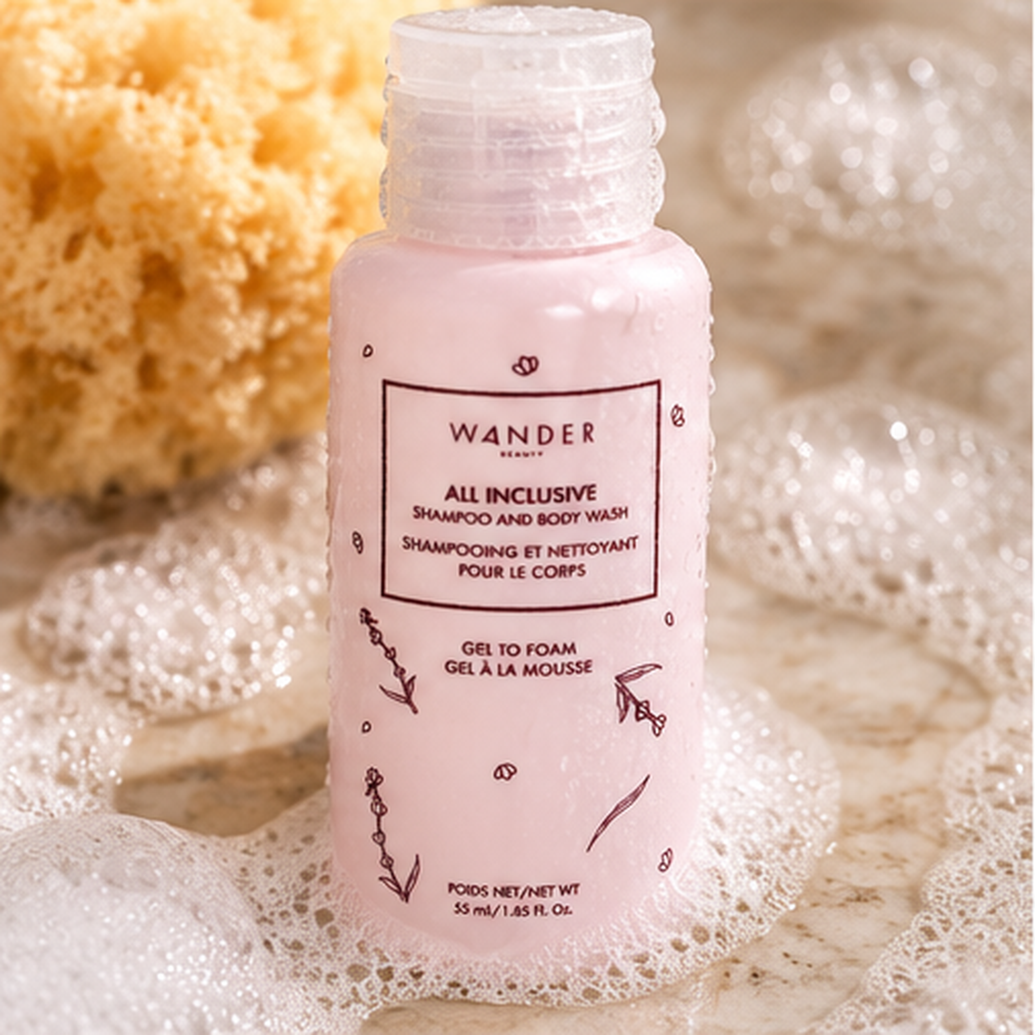 Wander Beauty - All Inclusive Shampoo and Body Wash 1.85 oz