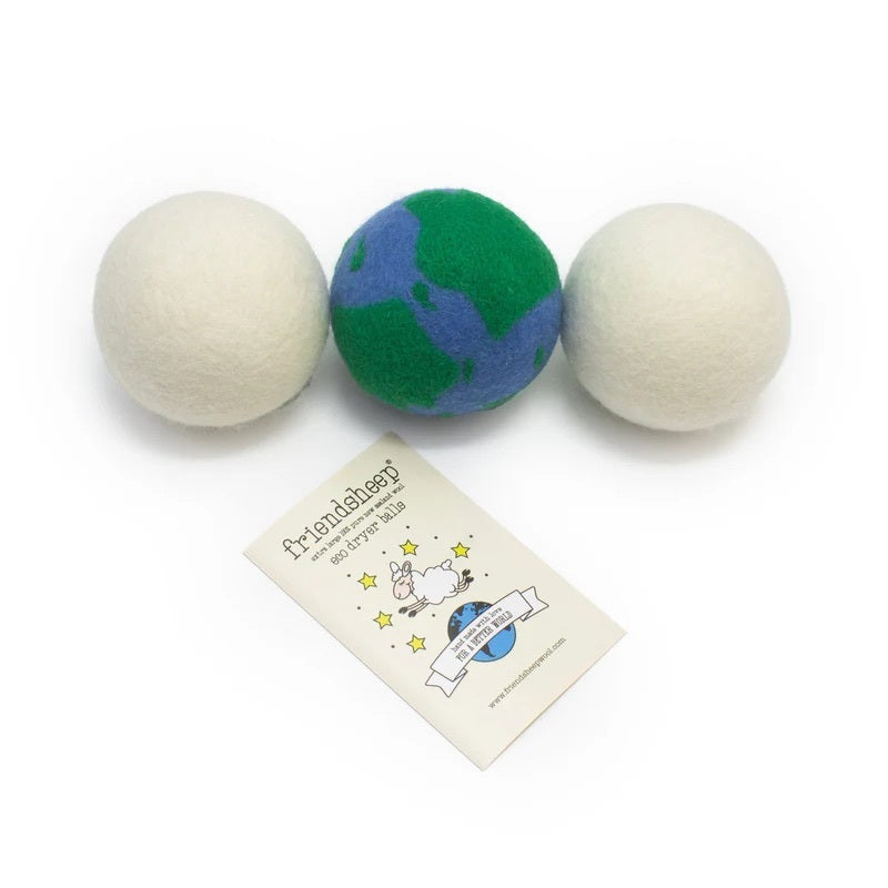 Friendsheep - No Planet B Trio - Set of 3 Eco Dryer Balls