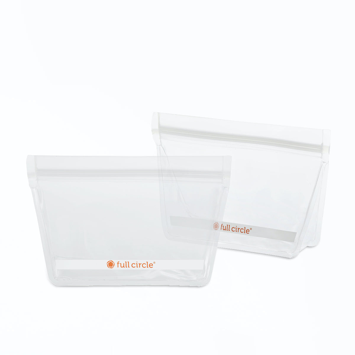 Full Circle Home - Ziptuck Reusable Snack Bag (2 pk) - Clear