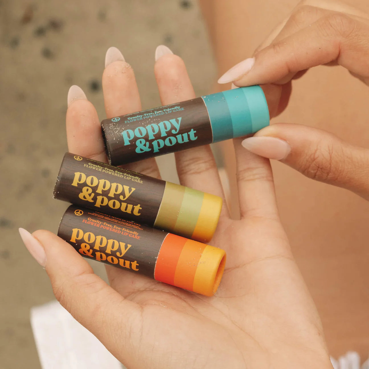 Poppy & Pout - Retro Surf Lip Balm Trio Gift Set (Add-On)