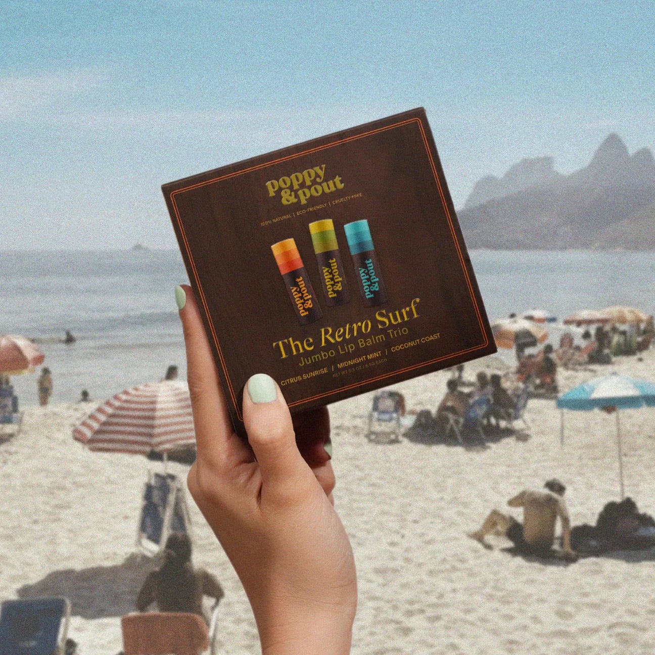 Poppy & Pout - Retro Surf Lip Balm Trio Gift Set