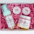 Bella & Bear - Goddess Tropical Scented 2 in 1 Foaming Shower Gel & Bubble Bath, Lip Care Set, & Moisturizing Exfoliating Body Scrub Gift Set