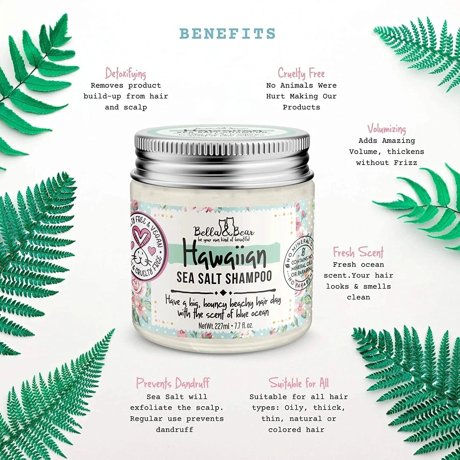 Bella & Bear - Hawaiian Sea Salt Volumizing Shampoo (Add-On)