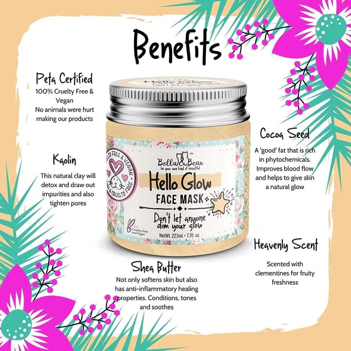 Bella & Bear - Hello Glow Face Mask 6.7oz