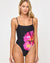 L Space - Holly One Piece Swimsuit - After Midnight Hibiscus