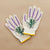 BE KIND. by ellen Gardening Gloves - Lavender Flowers