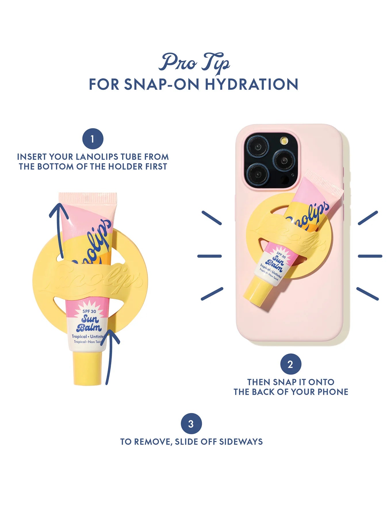 Lanolips - Sun Balm SPF 30 & Phone Lip Balm Holder