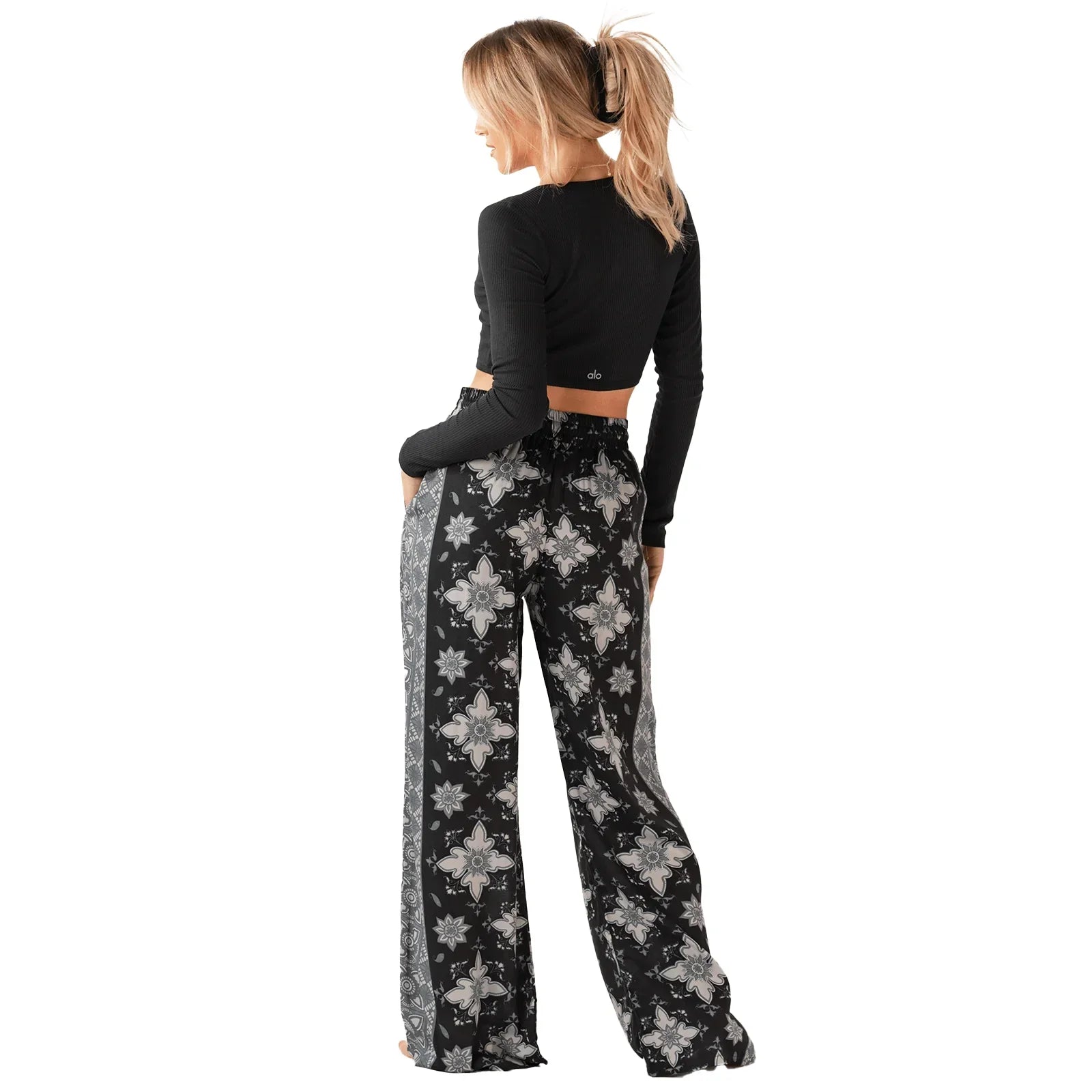 Lotus and Luna - Khao Sok Wide Leg Drawstring Pants -