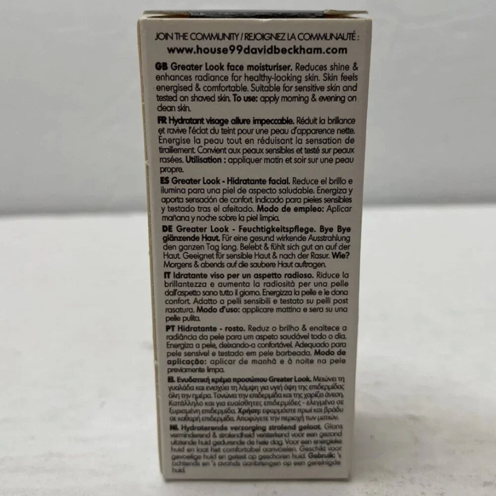 House 99 By David Beckham Greater Look Face Moisturizer • 0.16 Fl Oz