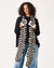 MerSea - La Paz Crochet Scarf - Cream/Black