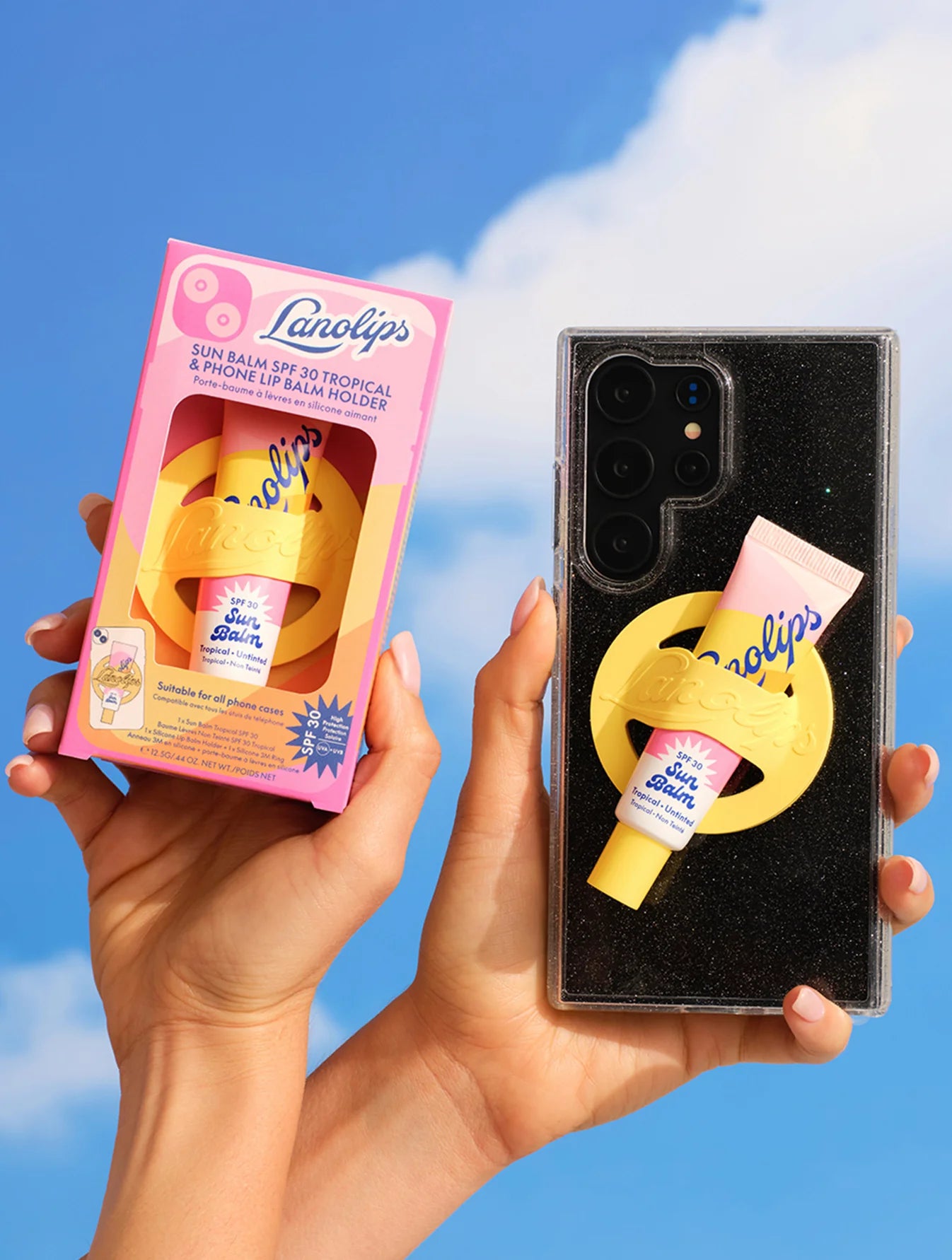 Lanolips - Sun Balm SPF 30 & Phone Lip Balm Holder