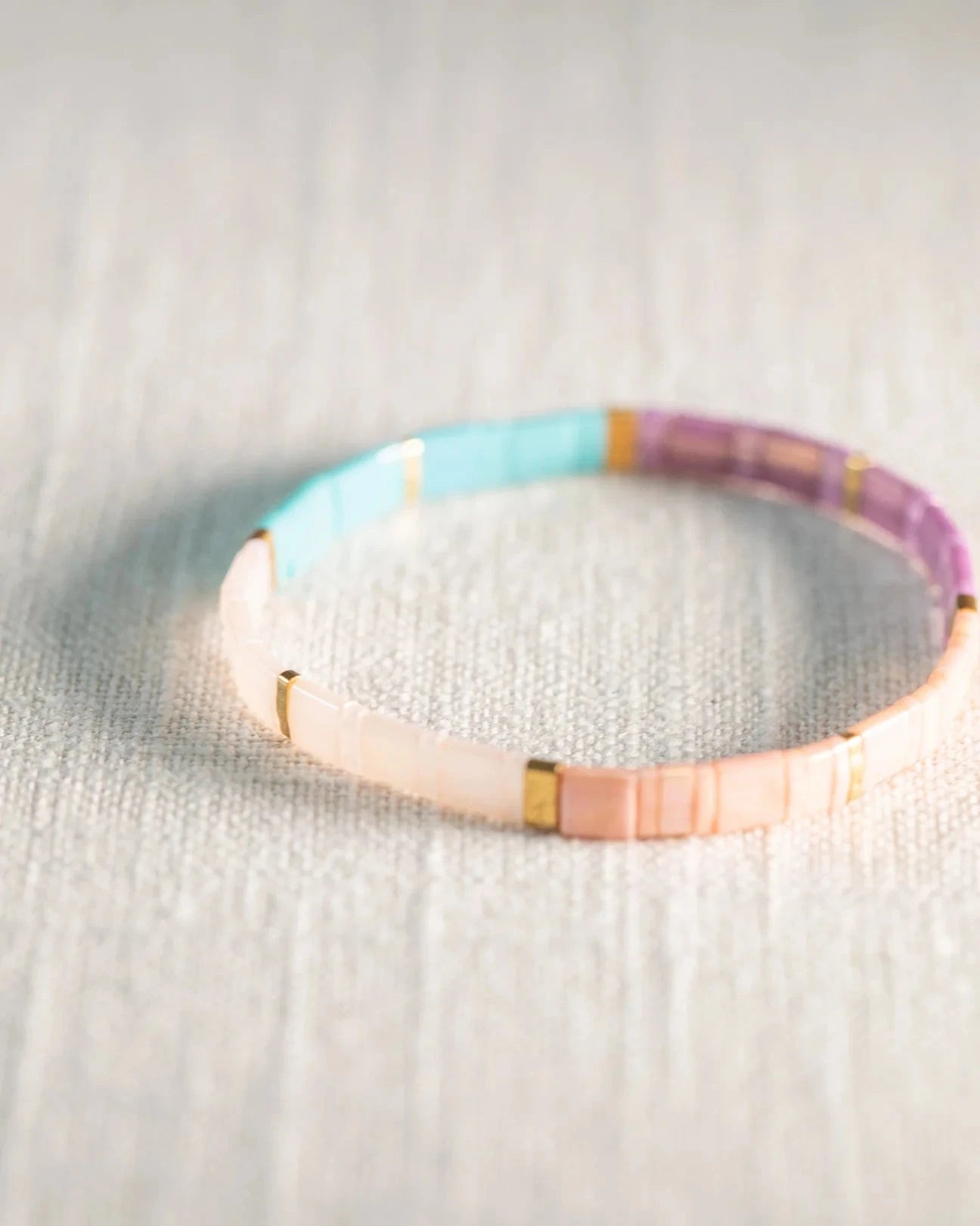 Coast + Cove - Rainbow Stretch Bracelet (Add-On)