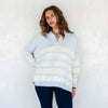 MerSea - Marina Polo Sweater - Sky/Sea Salt/Navy