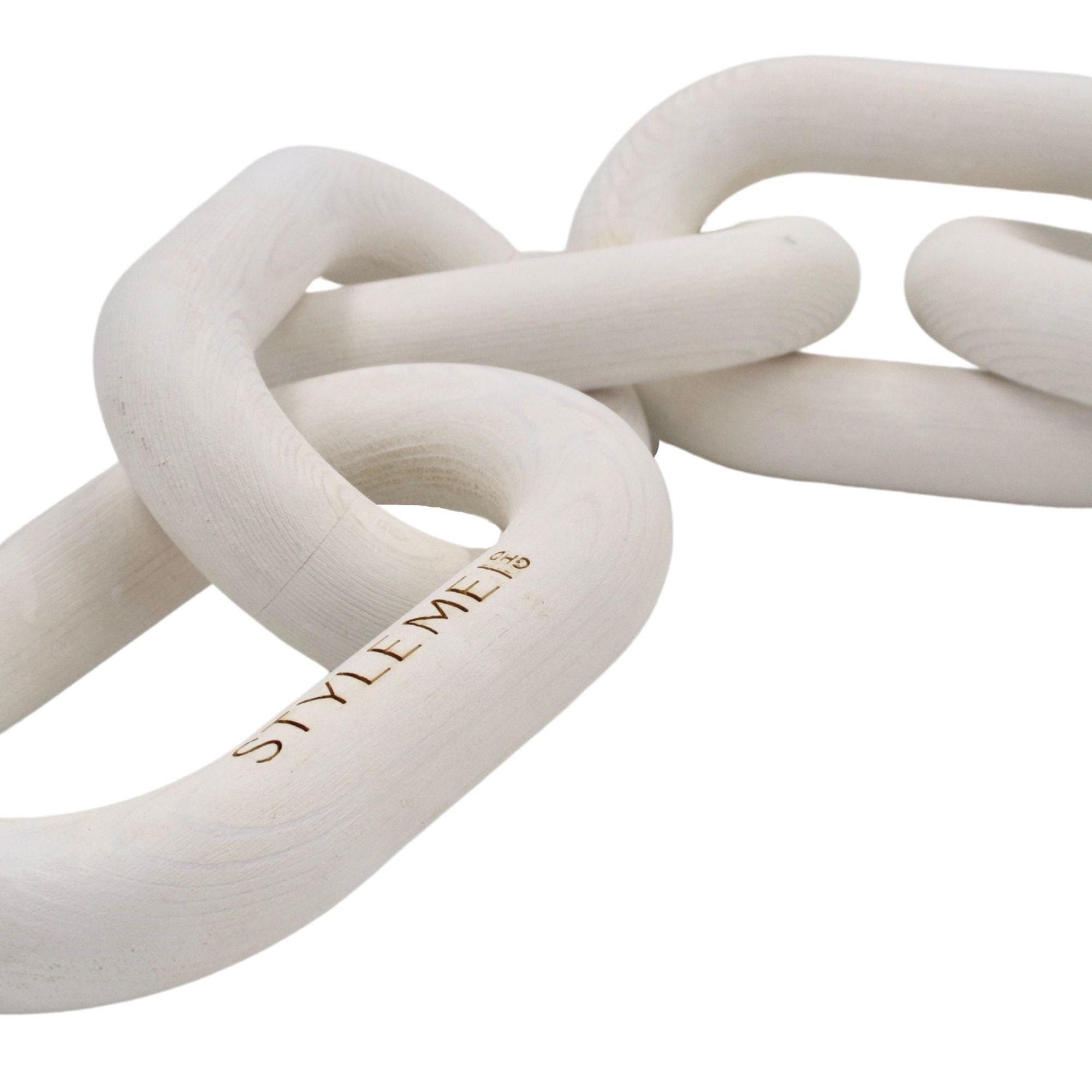 Pine Wood Chain - White (Add-On)
