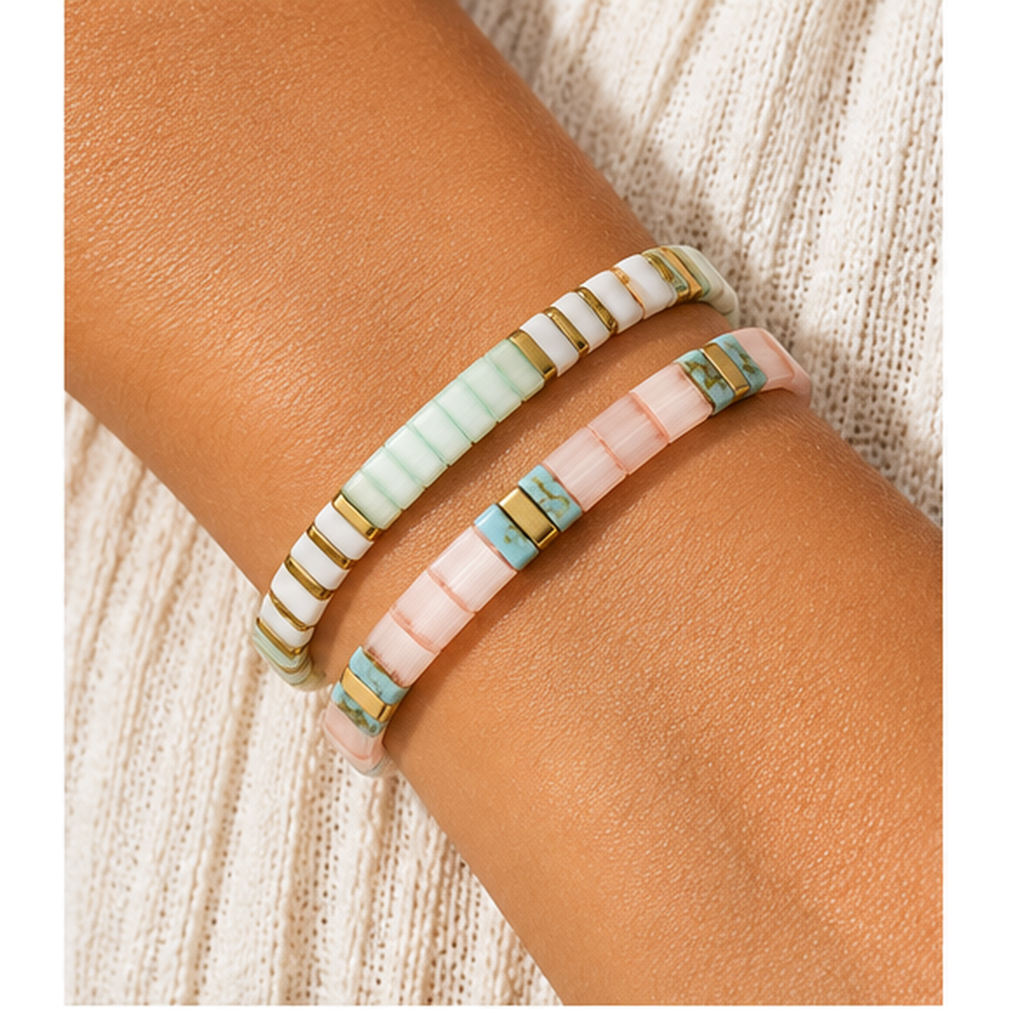 Tiny Bandit - By the Bay Tila Bracelet Set