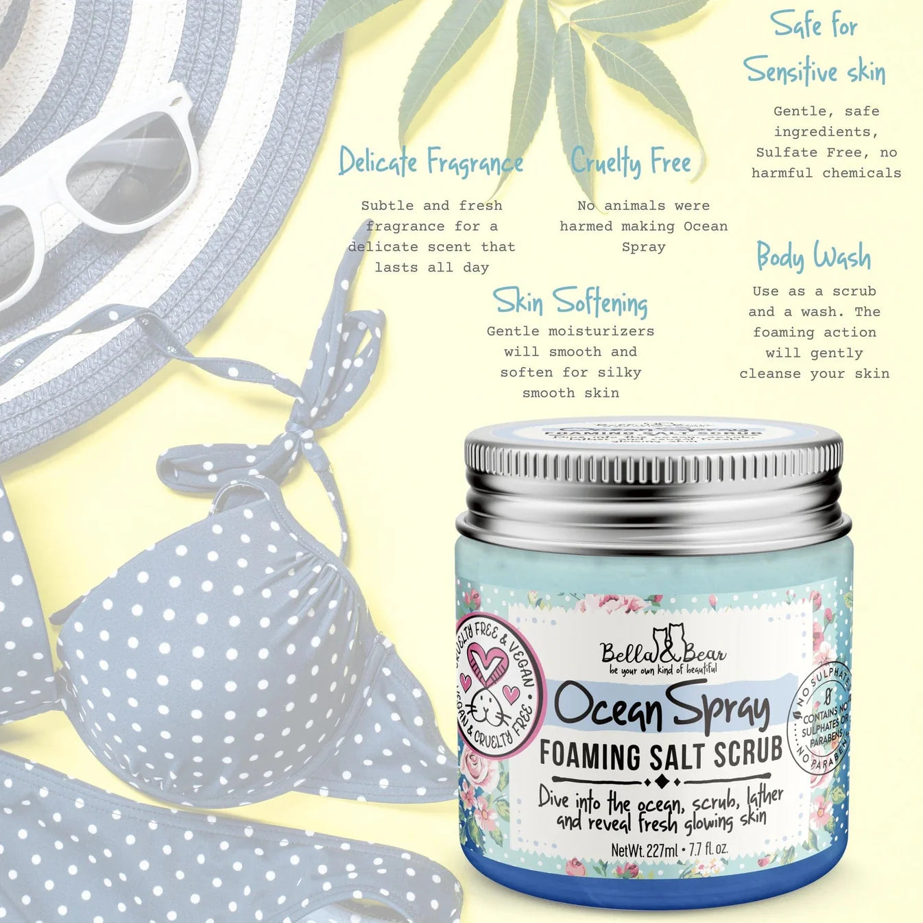 Bella & Bear - Ocean Spray Body Scrub 6.7oz