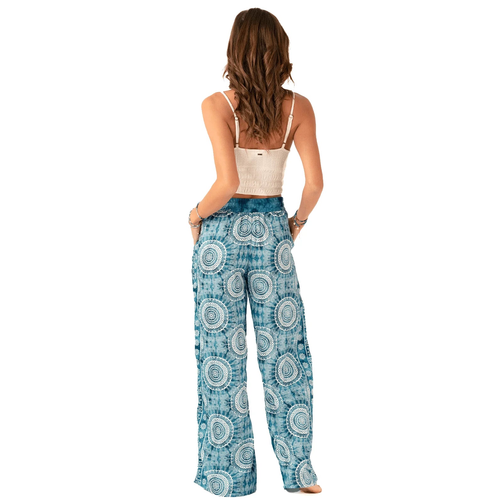 Lotus and Luna - Palmetto Point Wide Leg Drawstring Pants (Add-On)