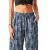 Lotus and Luna - Pampa Point Wide Leg Drawstring Pants