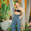 Lotus and Luna - Pampa Point Wide Leg Drawstring Pants