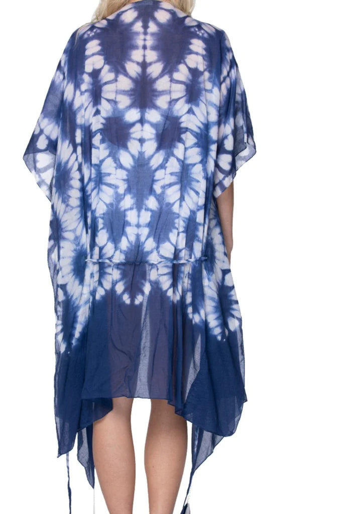 Pool To Party - The Cabana Tie Dye Coverup Kimono - Out At Sea (Add-On)