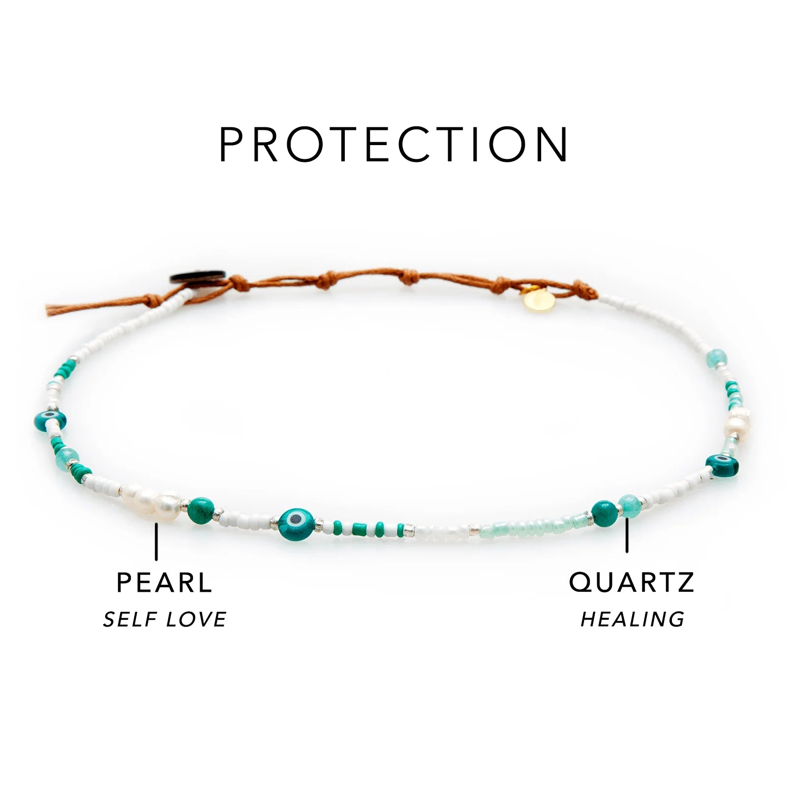 Lotus and Luna - Protection Evil Eye Necklace (Add-On)