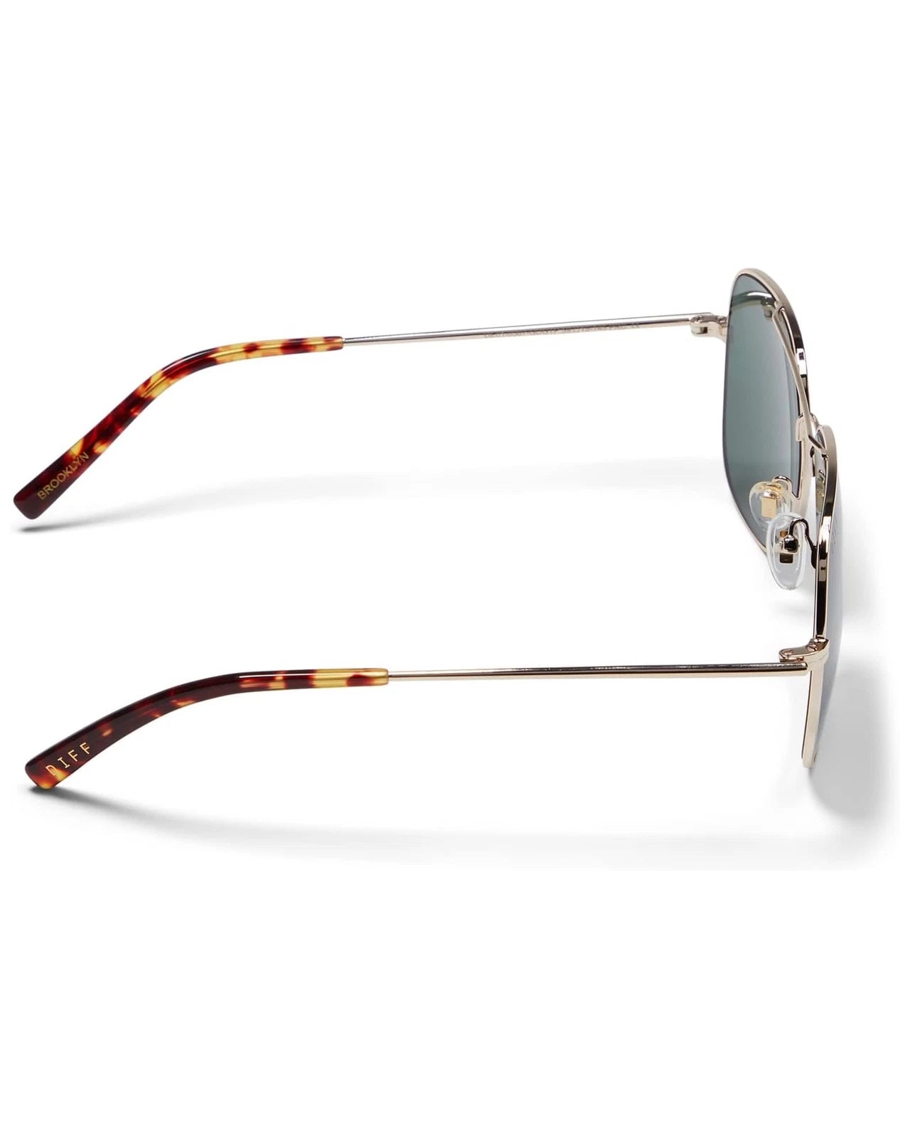 Diff Eyewear - Brooklyn Sunglasses - Gold Brown