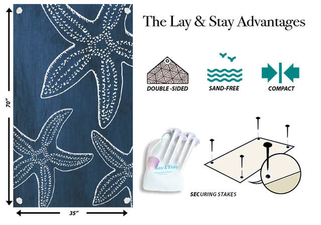 Lay & Stay - Starfish Towel (Add-On)