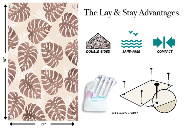 Lay & Stay - Tropical Island Towel