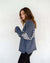 MerSea - Seacoast Stripe Crewneck Sweater -Harbor Blue Stripe (Add-On)