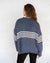 MerSea - Seacoast Stripe Crewneck Sweater -Harbor Blue Stripe (Add-On)