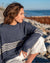 MerSea - Seacoast Stripe Crewneck Sweater -Harbor Blue Stripe (Add-On)