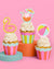 XO Fetti - Pool Party Cupcake Toppers