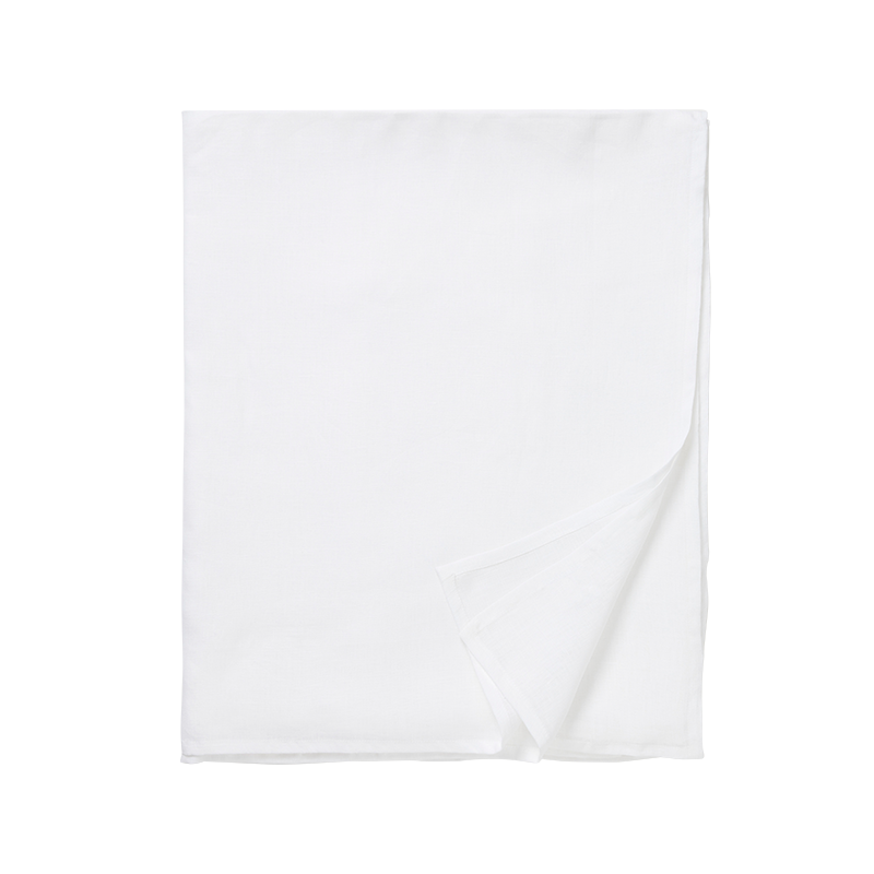 Sembla - Sembla Linen Flat Sheet (Queen) - White (Add-On)