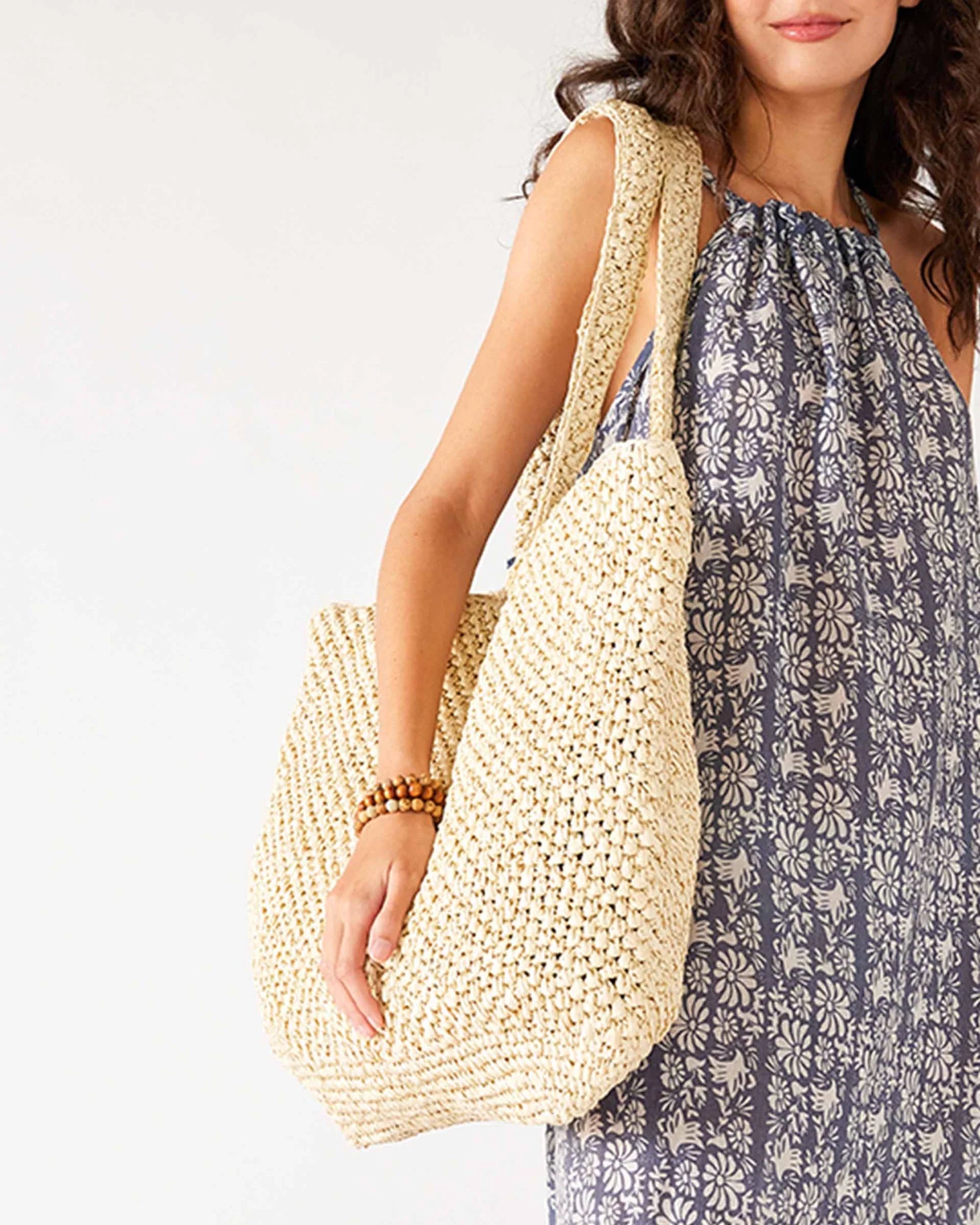 MerSea - Sun Chaser Straw Large Tote - Natural (Add-On)