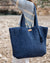 MerSea - Sun Chaser Straw Large Tote - Navy (Add-On)