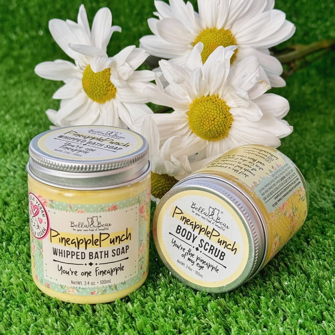 Bella & Bear - Sunshine on the Go: The Mini Pineapple Punch Trio