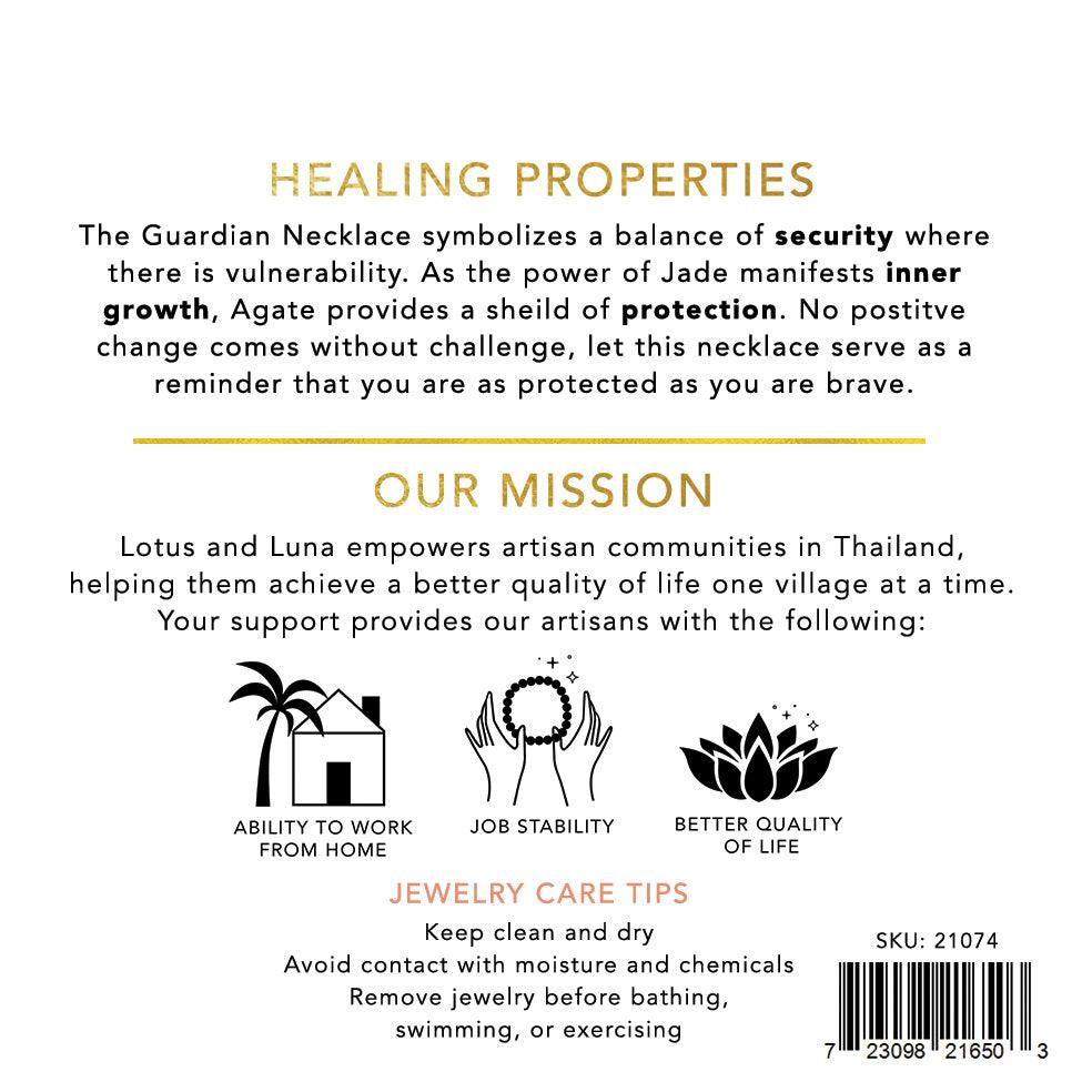 Lotus and Luna - The Guardian Healing 4mm Necklace (Add-On)