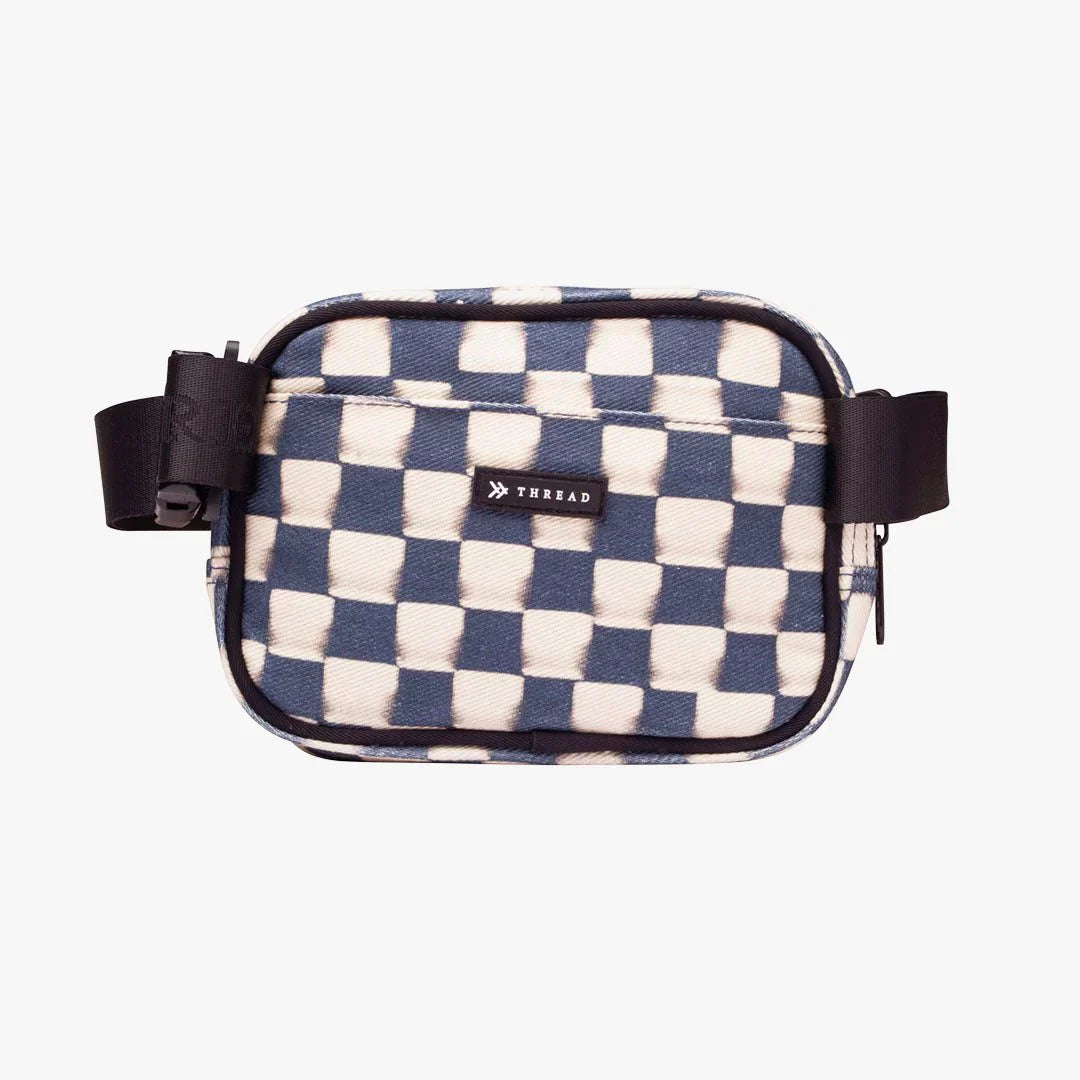 Thread Wallets - Faded Check Fanny Pack -