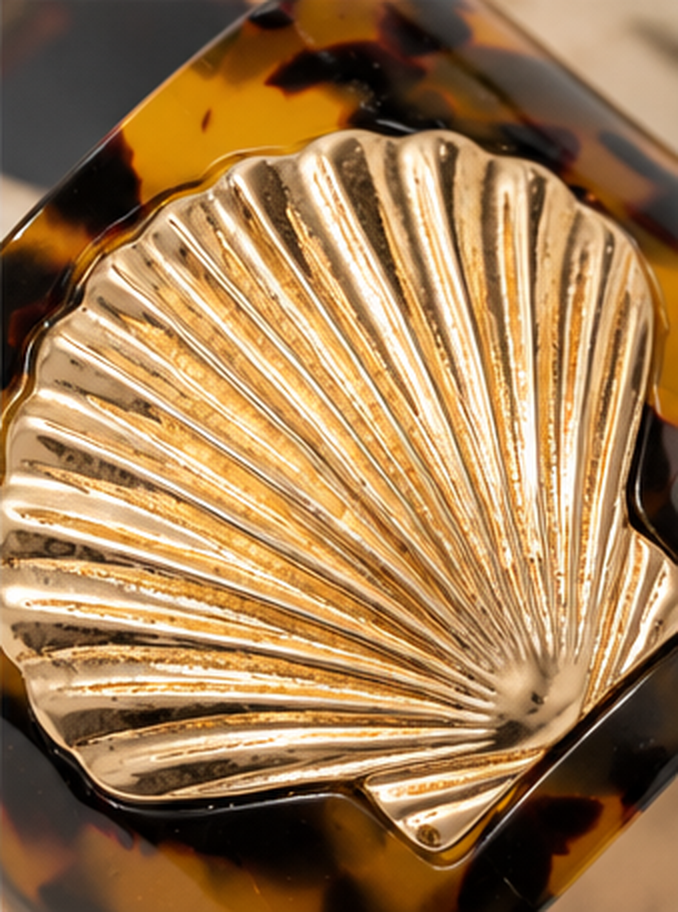 Frasier Sterling - Tort Metal Cuff Shell