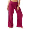 Lotus and Luna - Viva Magenta Wide Leg Cotton Pants