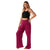 Lotus and Luna - Viva Magenta Wide Leg Cotton Pants (Add-On)