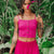 Lotus and Luna - Viva Magenta Wide Leg Cotton Pants (Add-On)