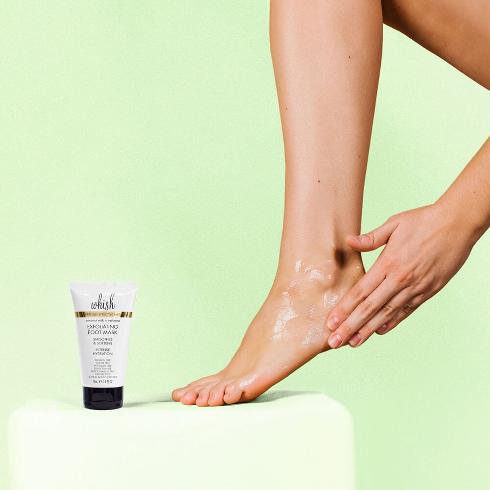 Whish - Coconut Milk + Verbena Exfoliating Foot Mask