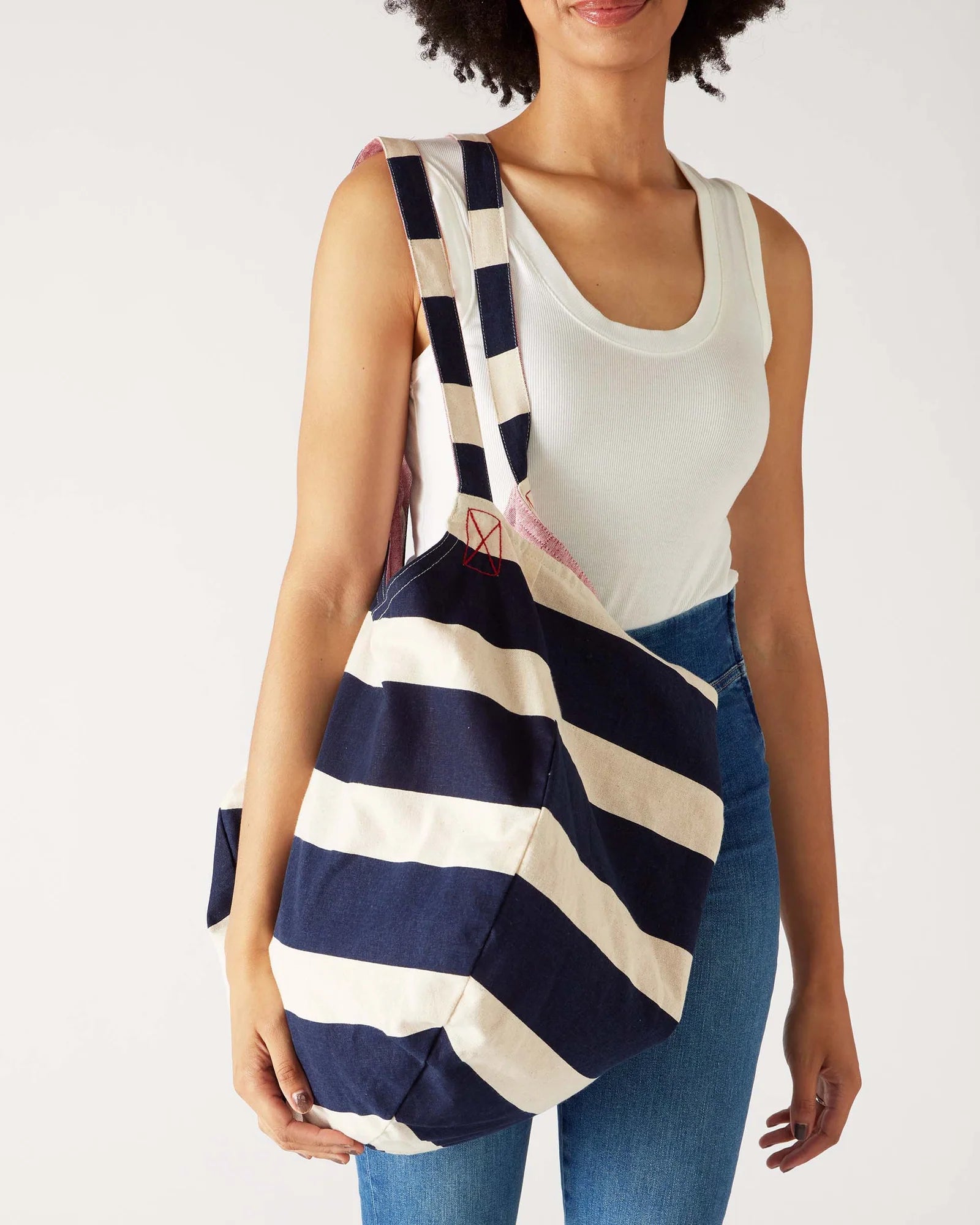 MerSea - Gemini Reversible Tote - Nautical Navy (Add-On)