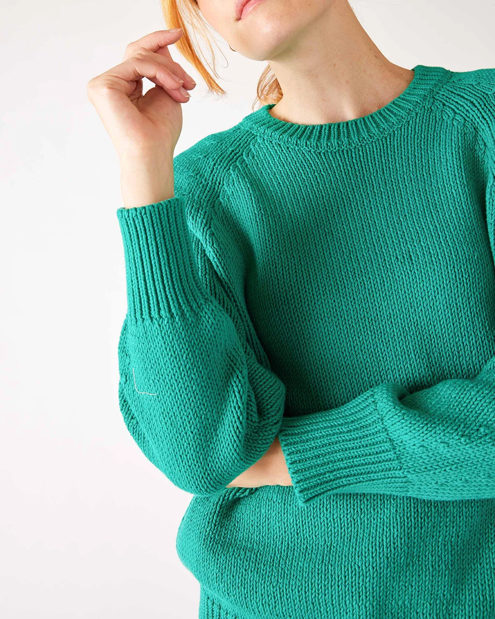 MerSea - Amalfi Crewneck Pullover - Cabbage Patch (Add-On)