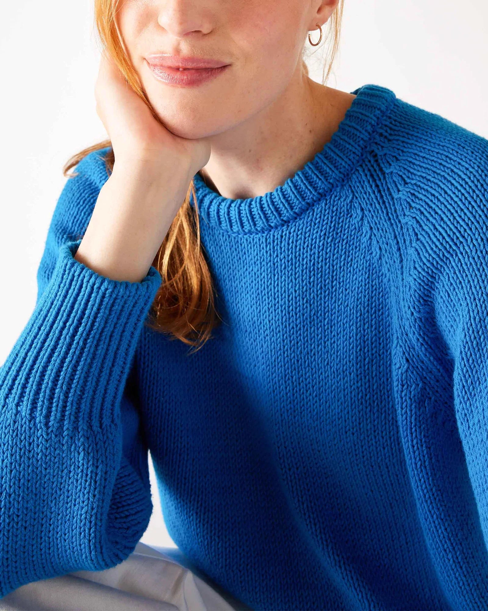 MerSea - Amalfi Crewneck Pullover - Blueberry