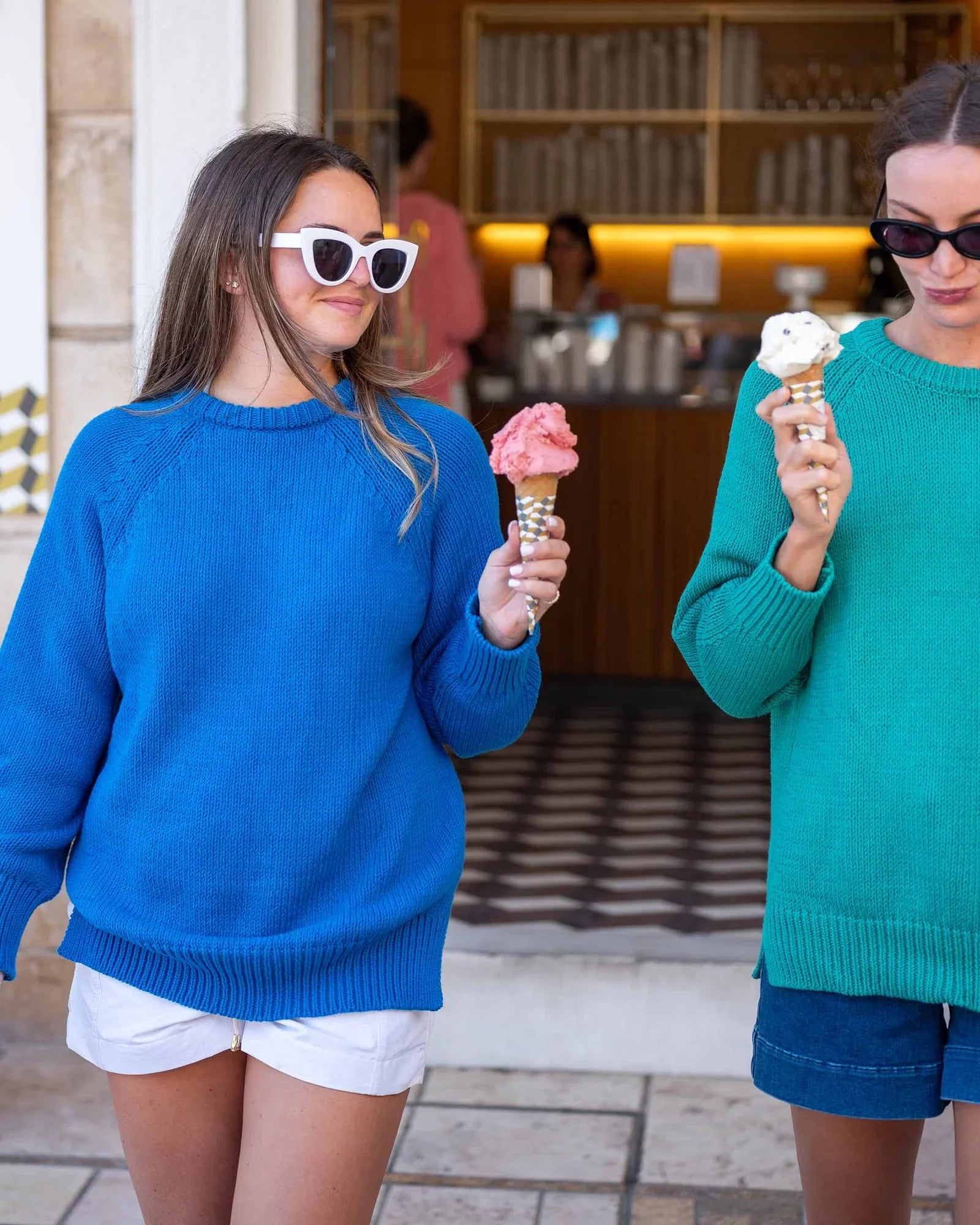 MerSea - Amalfi Crewneck Pullover - Blueberry
