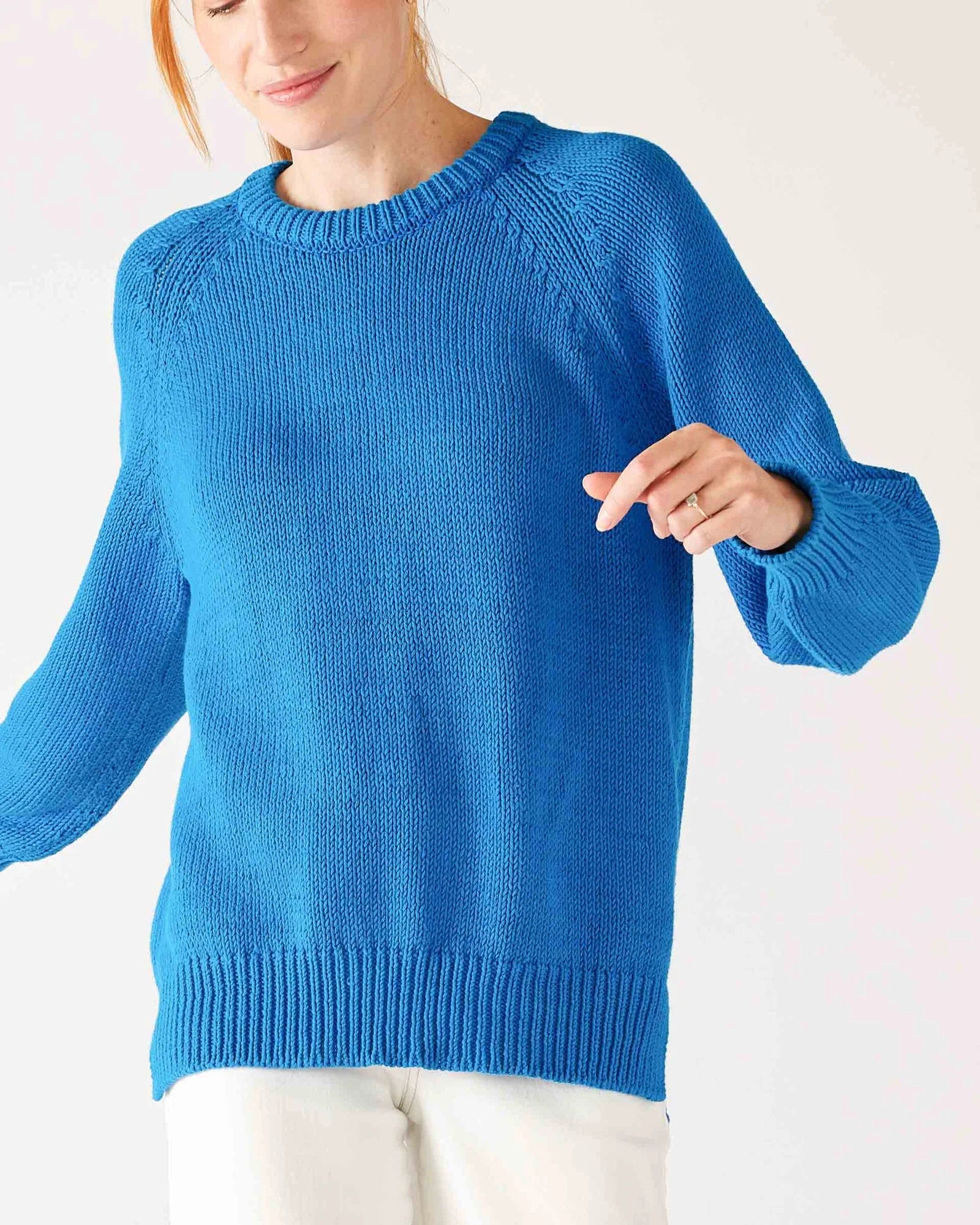 MerSea - Amalfi Crewneck Pullover - Blueberry