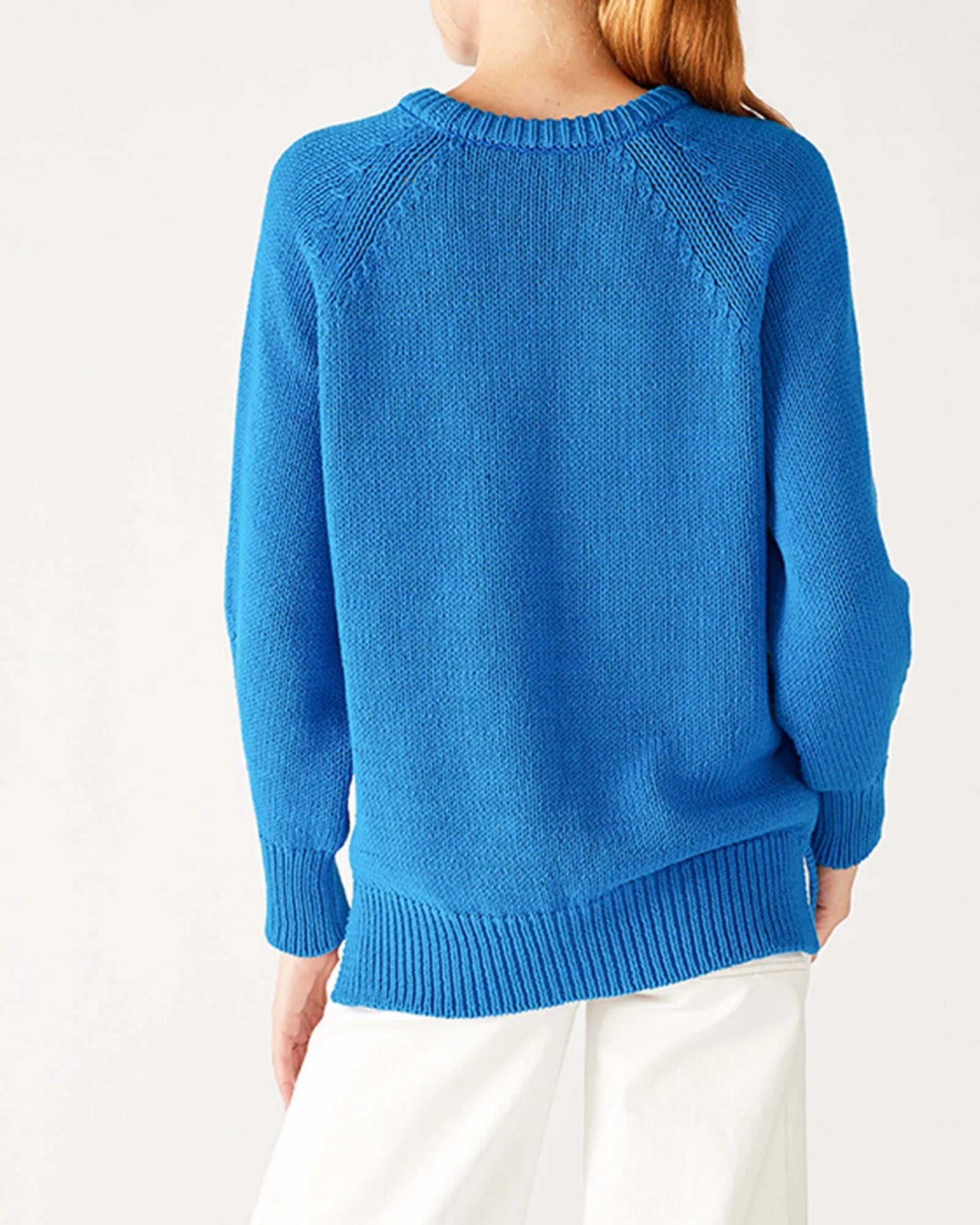 MerSea - Amalfi Crewneck Pullover - Blueberry