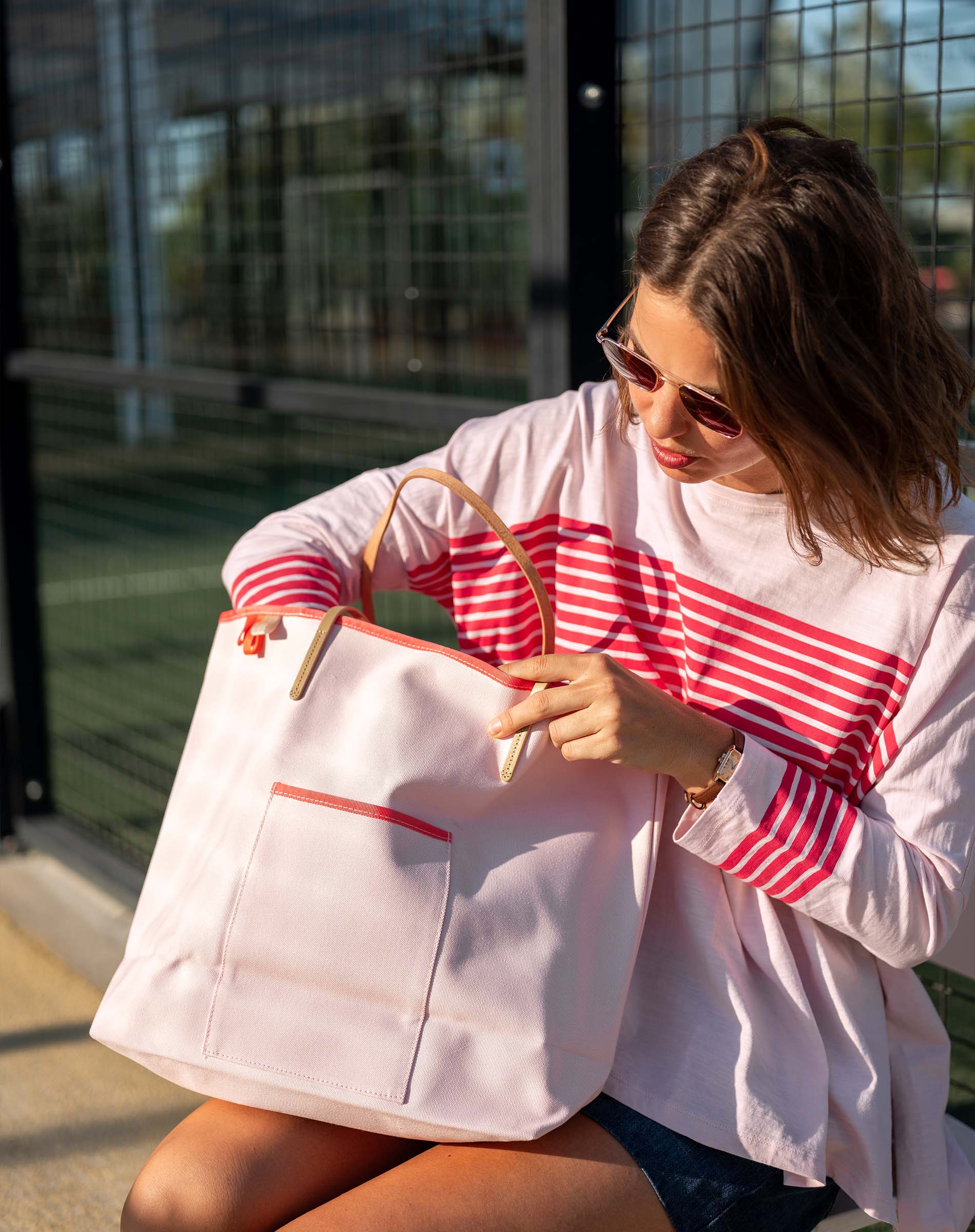 MerSea - Le Canvas Tote - Strawberry Milk (Add-On)